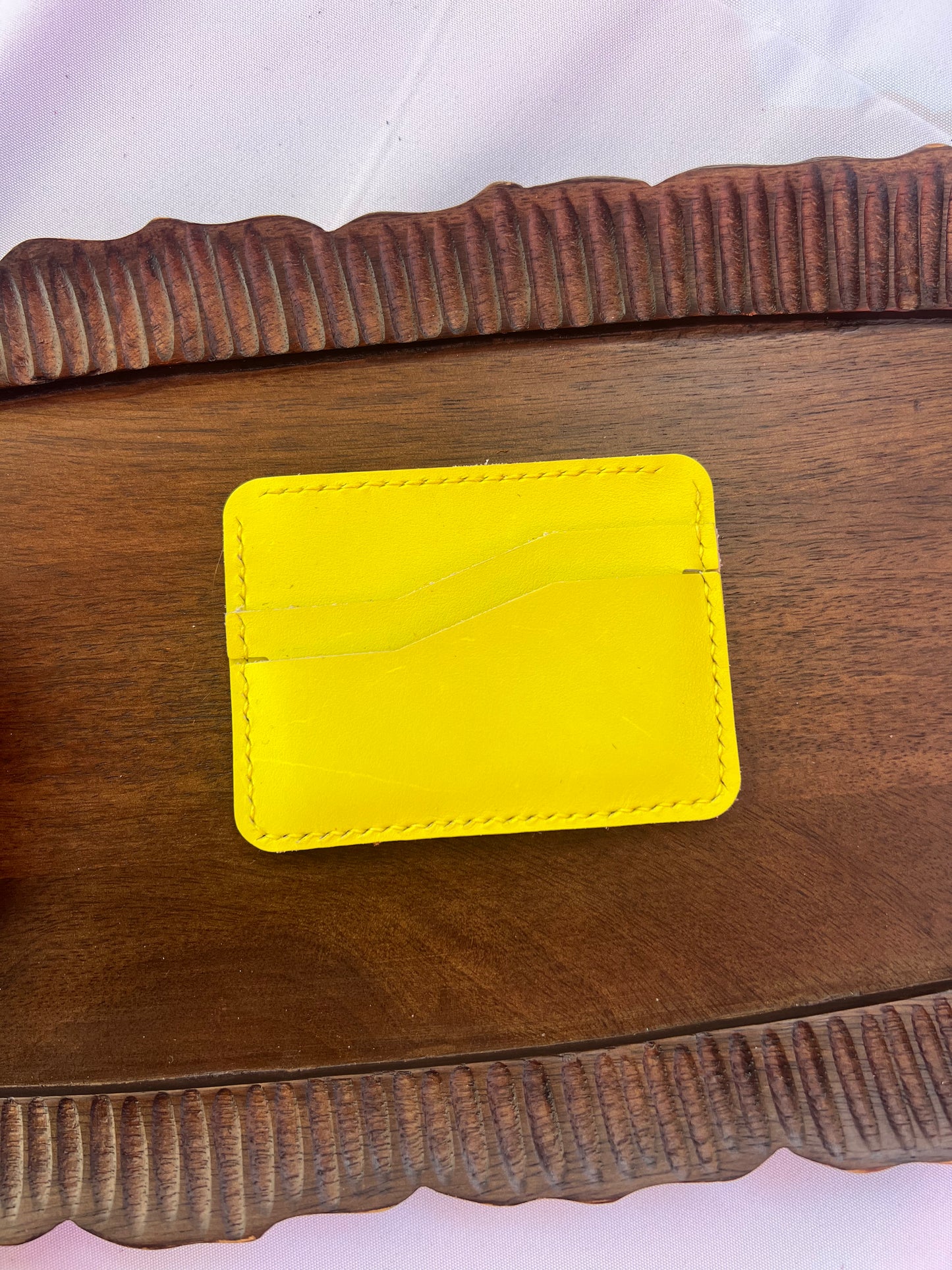 Yellow "5 pocket Card Holder"