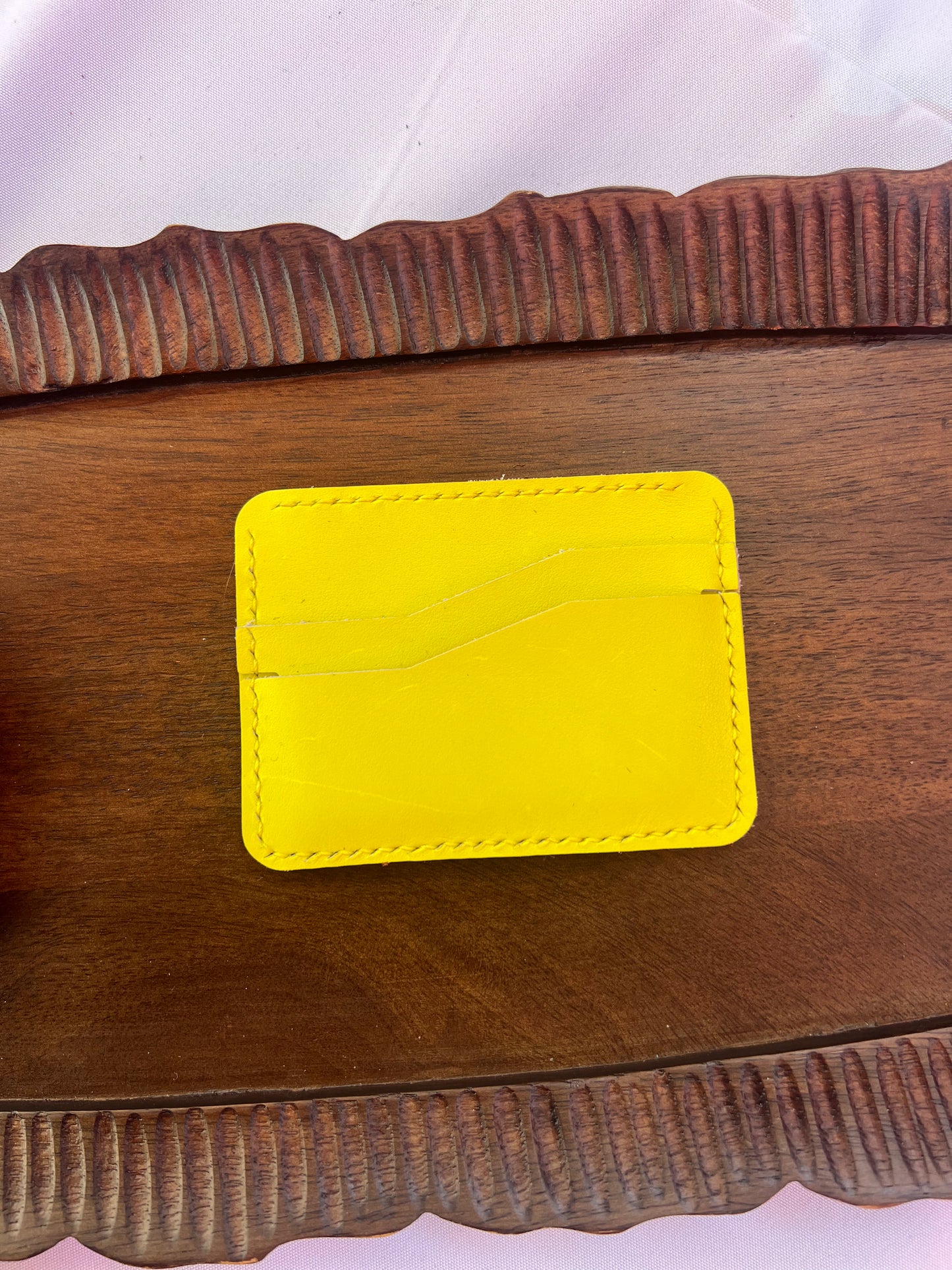 Yellow "5 pocket Card Holder"